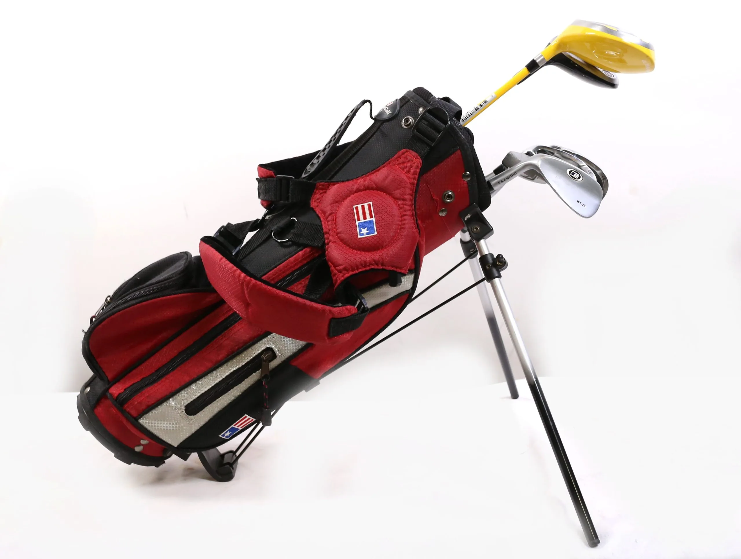 US Kids USKG 1W, 3W, 7, PW, SW, Putter LEFTY Kids Club Set W/ Bag 4 US Kids USKG 1W, 3W, 7, PW, SW, Putter LEFTY Kids Club Set W/ Bag - Image 2