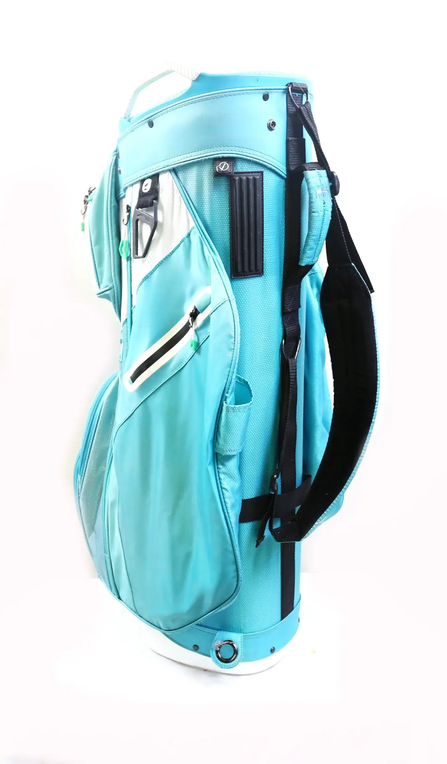 Sun Mountain Ladies Blue/White 14 Way 8 Pocket Cart Bag 8 Sun Mountain Ladies Blue/White 14 Way 8 Pocket Cart Bag - Image 6