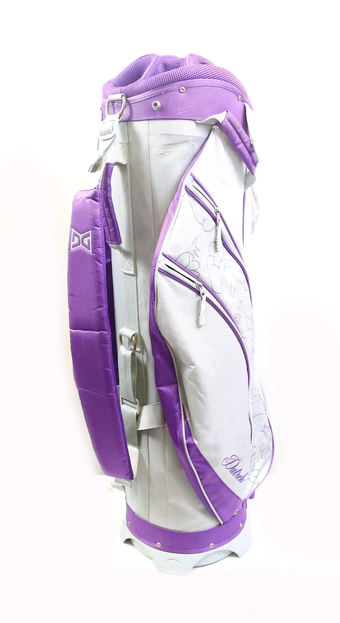 Datrek IDS 14 Dividers 6 Pockets Purple/Silver Ladies Cart Golf Bag 7 Datrek IDS 14 Dividers 6 Pockets Purple/Silver Ladies Cart Golf Bag - Image 5