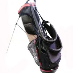 Ping E2 Black And Red Hoofer 5 Way 8 Pocket Stand Bag