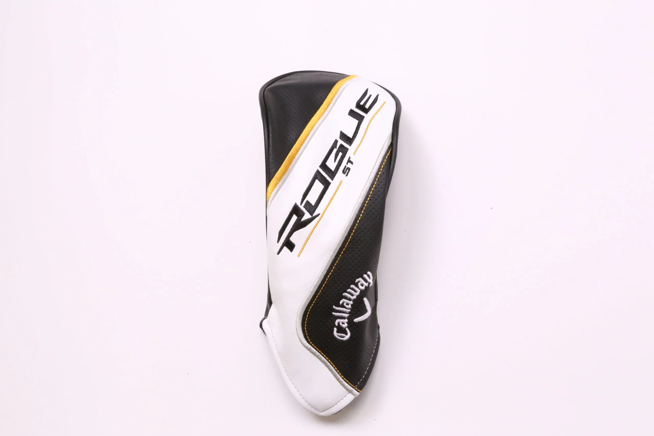 Callaway Rogue ST Fairway Headcover Only Faux Leather Very Good Condition 3 Callaway Rogue ST Fairway Headcover Only Faux Leather Very Good Condition