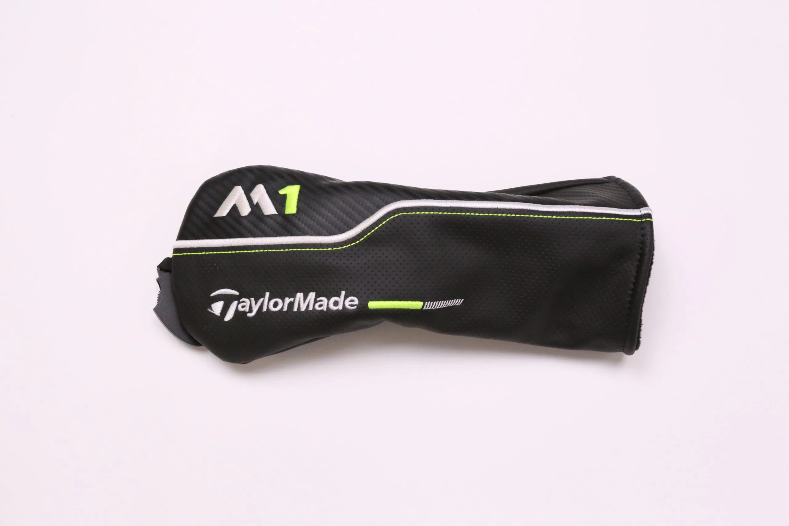 TaylorMade M1 Fairway Headcover Only Black Faux Leather Very Good Condition 4 TaylorMade M1 Fairway Headcover Only Black Faux Leather Very Good Condition - Image 2