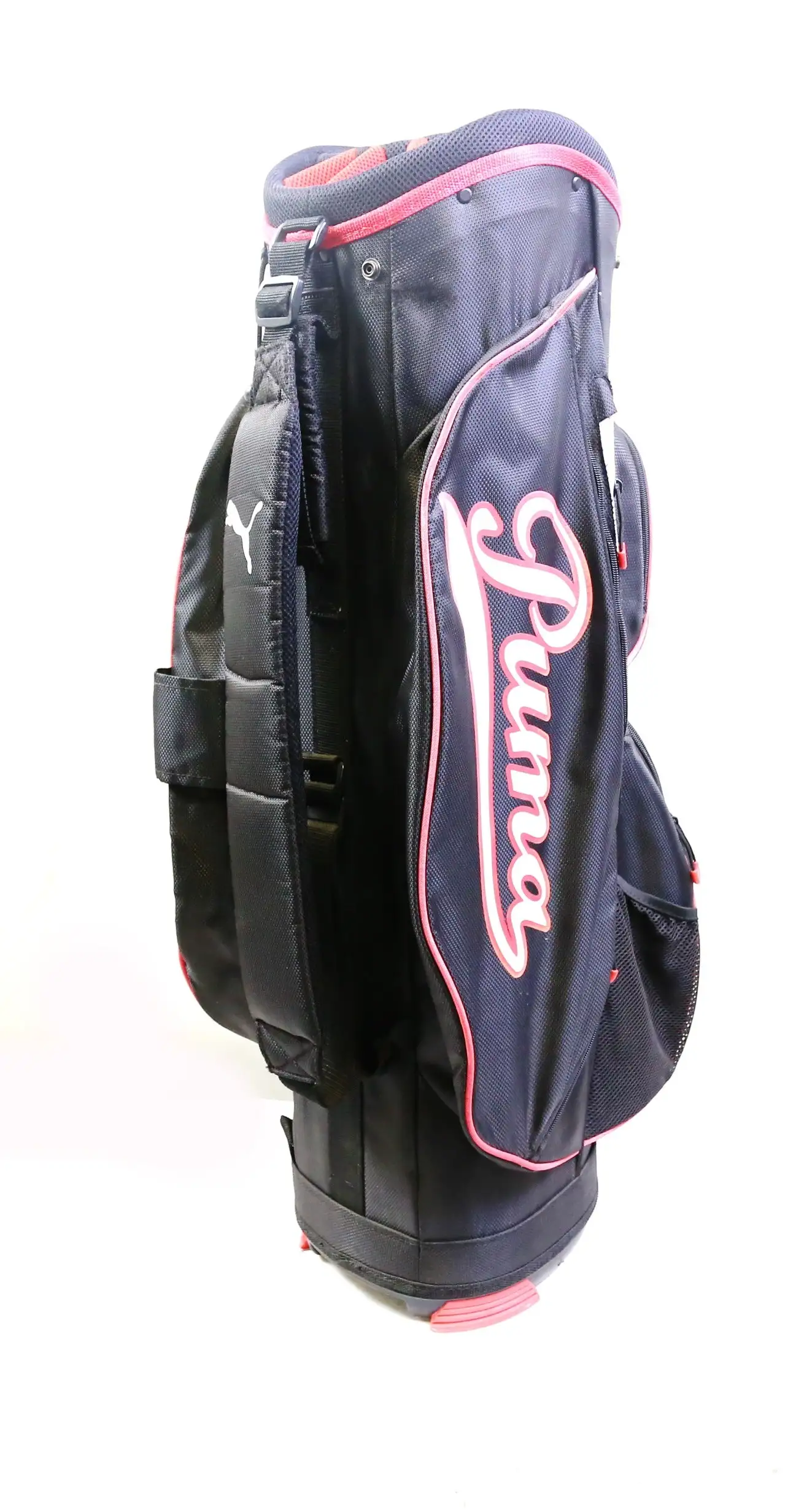 Puma Black/Red Stand Golf Bag 14 Dividers 7 Pockets Shoulder Strap 8 Puma Black/Red Stand Golf Bag 14 Dividers 7 Pockets Shoulder Strap - Image 6