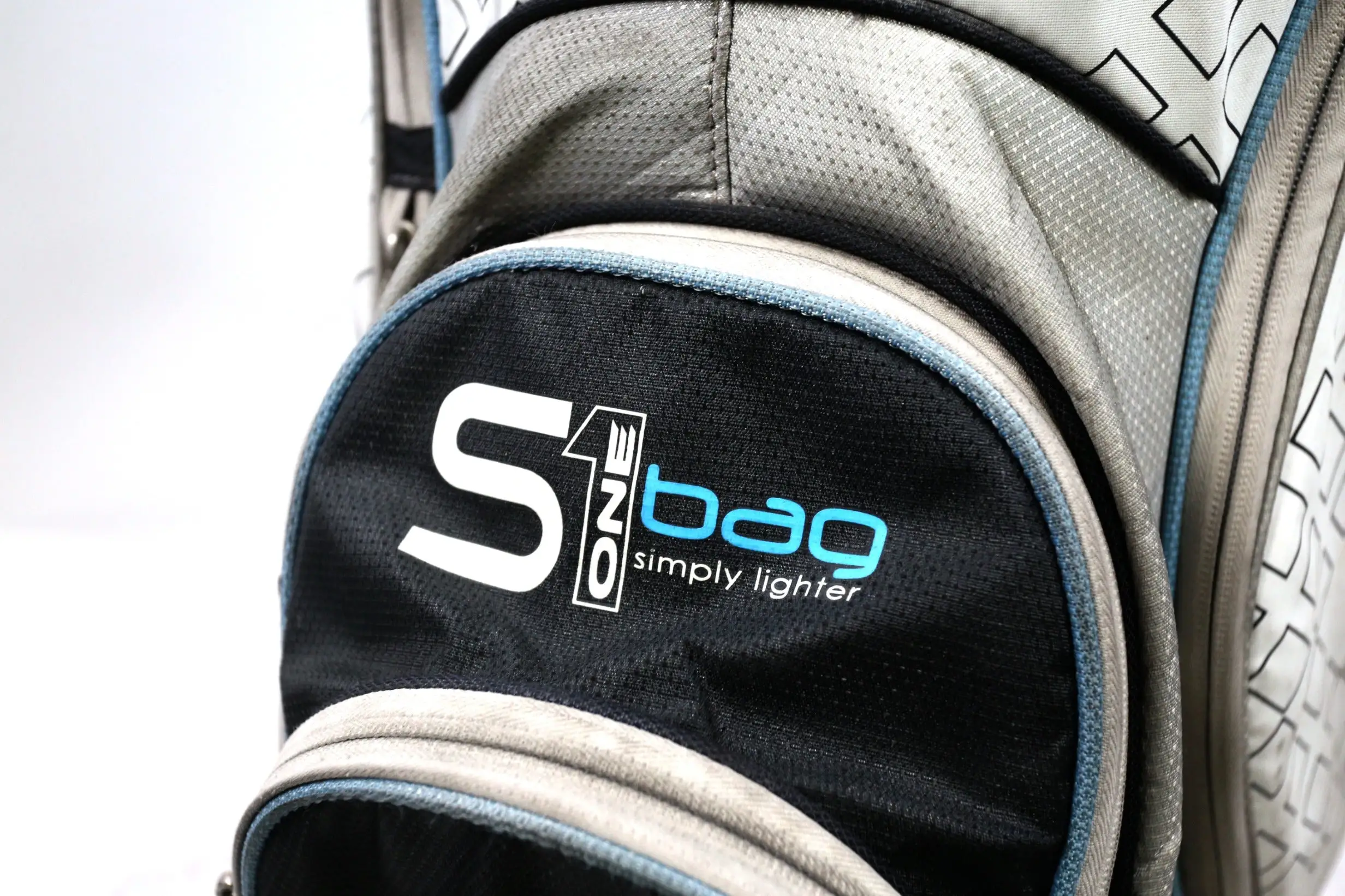 Sun Mountain S One Blue/White Cart Bag 14-Dividers 7-Pockets Shoulder Strap 9 Sun Mountain S One Blue/White Cart Bag 14-Dividers 7-Pockets Shoulder Strap - Image 7