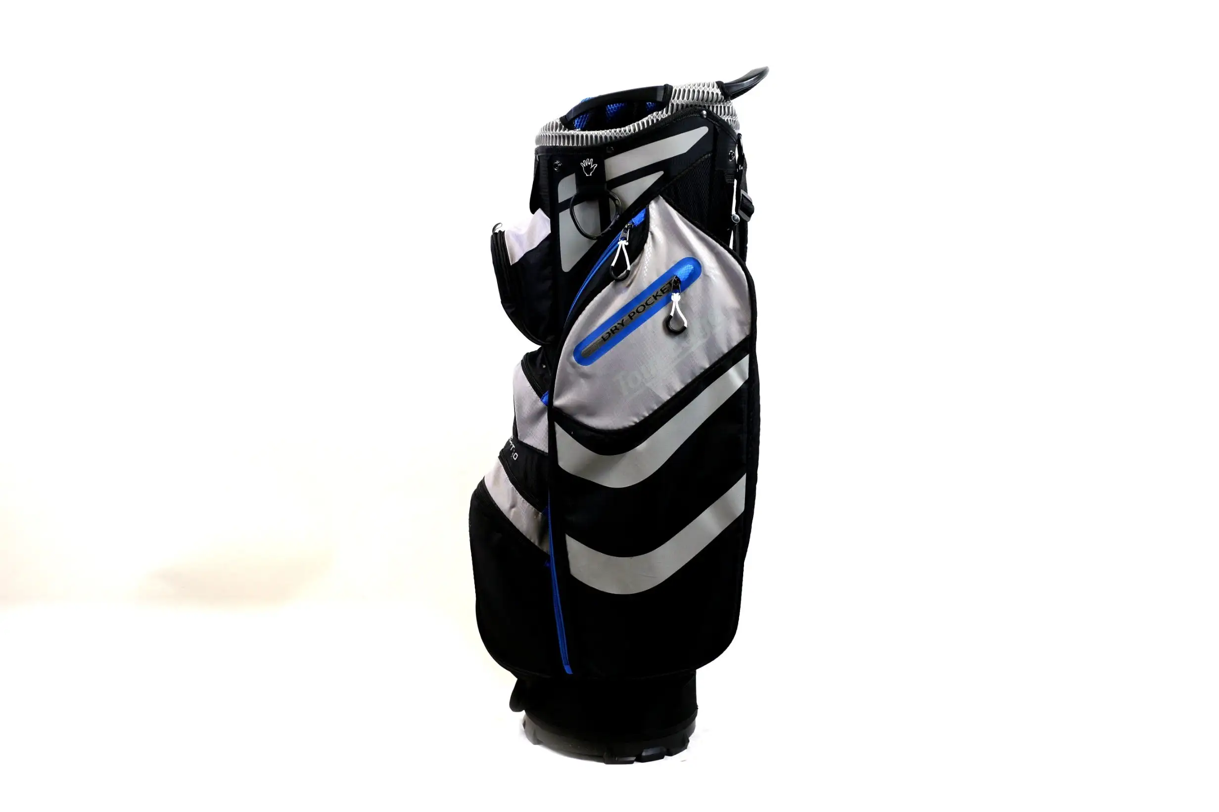 Tour Edge Hot Launch Gray/Black Cart Bag 14-Dividers 7-Pockets Shoulder Strap 6 Tour Edge Hot Launch Gray/Black Cart Bag 14-Dividers 7-Pockets Shoulder Strap - Image 4