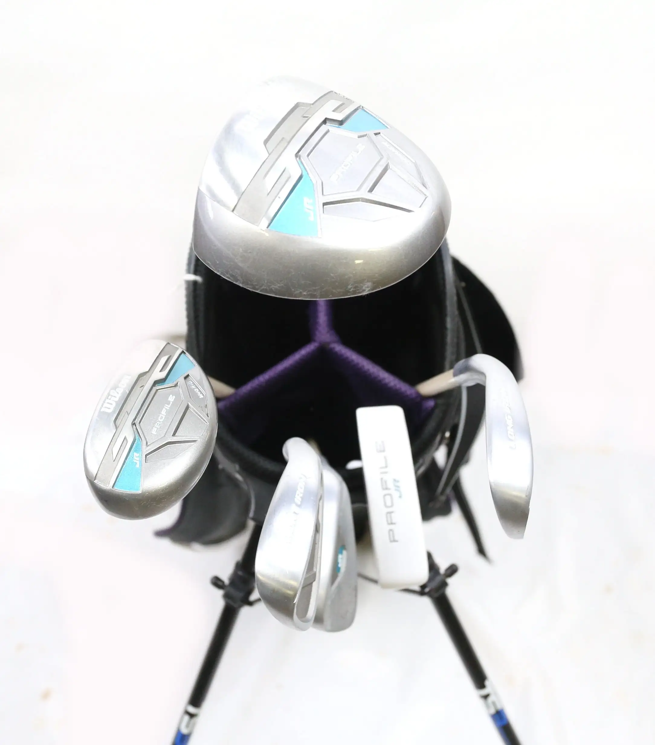 Wilson Profile Junior Medium 1w, 5h, 7, 9, SW, Putter Kids Set RH 57 In Height 7 Wilson Profile Junior Medium 1w, 5h, 7, 9, SW, Putter Kids Set RH 57 In Height - Image 5