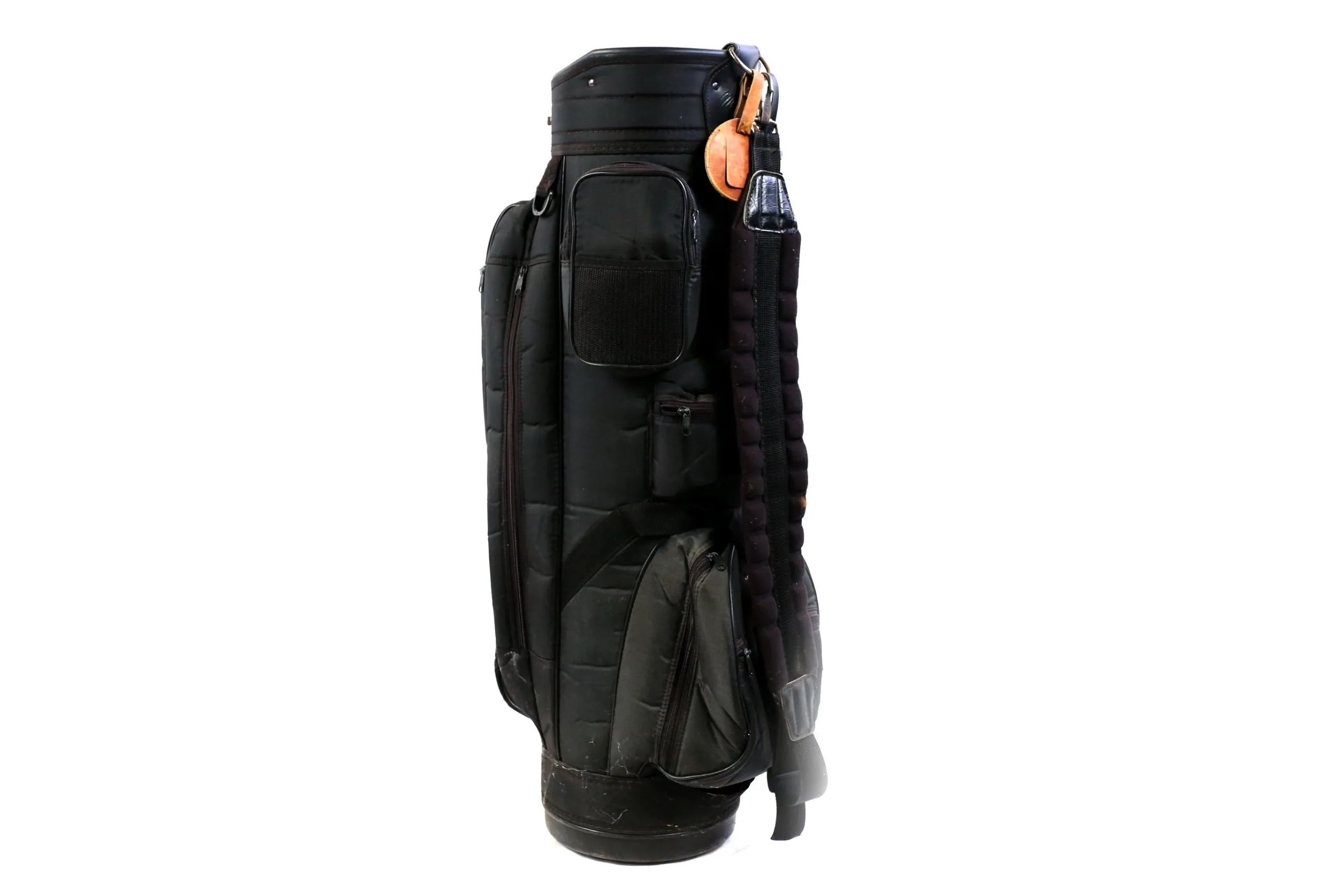Macgregor Black Cart Bag 6-Dividers 6-Pockets Shoulder Strap 3 Macgregor Black Cart Bag 6-Dividers 6-Pockets Shoulder Strap - Image 2