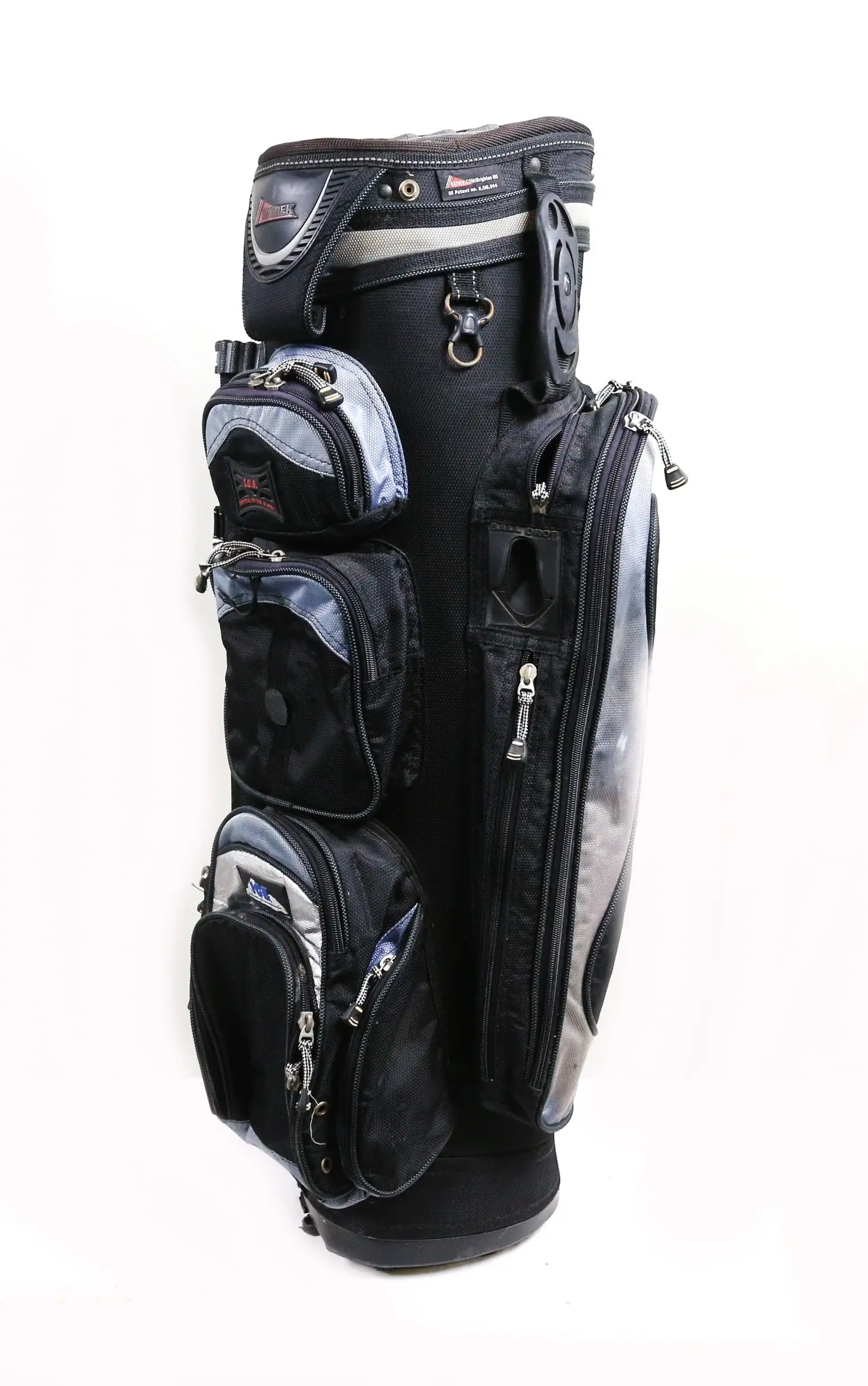 Datrek IDS Black Cart Golf Bag 14 Dividers 9 Pockets 5 Datrek IDS Black Cart Golf Bag 14 Dividers 9 Pockets - Image 3