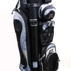 Datrek IDS Black Cart Golf Bag 14 Dividers 9 Pockets