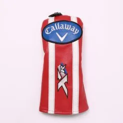 Callaway XR Fairway Headcover Only Red Faux Leather Very Good Condition