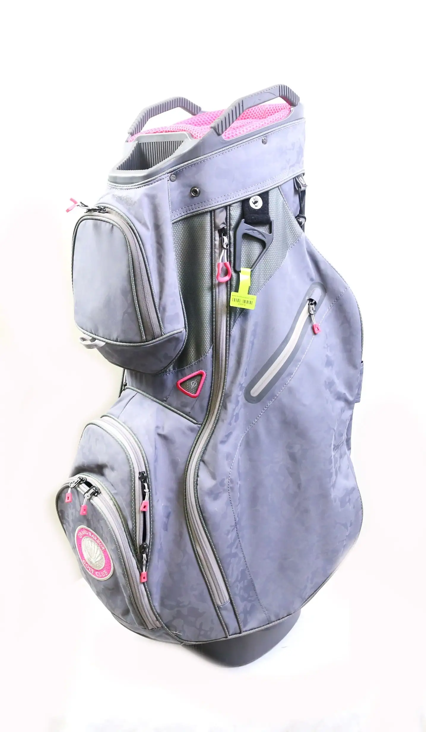 Sun Mountain XL Grey/Pink 14 Dividers 8 Pockets Cart Bag 3 Sun Mountain XL Grey/Pink 14 Dividers 8 Pockets Cart Bag