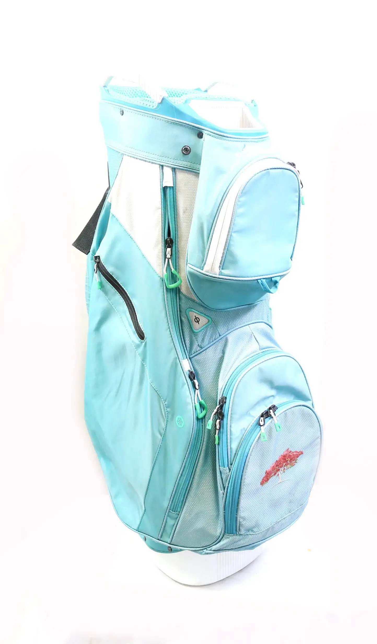 Sun Mountain Ladies Blue/White 14 Way 8 Pocket Cart Bag 5 Sun Mountain Ladies Blue/White 14 Way 8 Pocket Cart Bag - Image 3