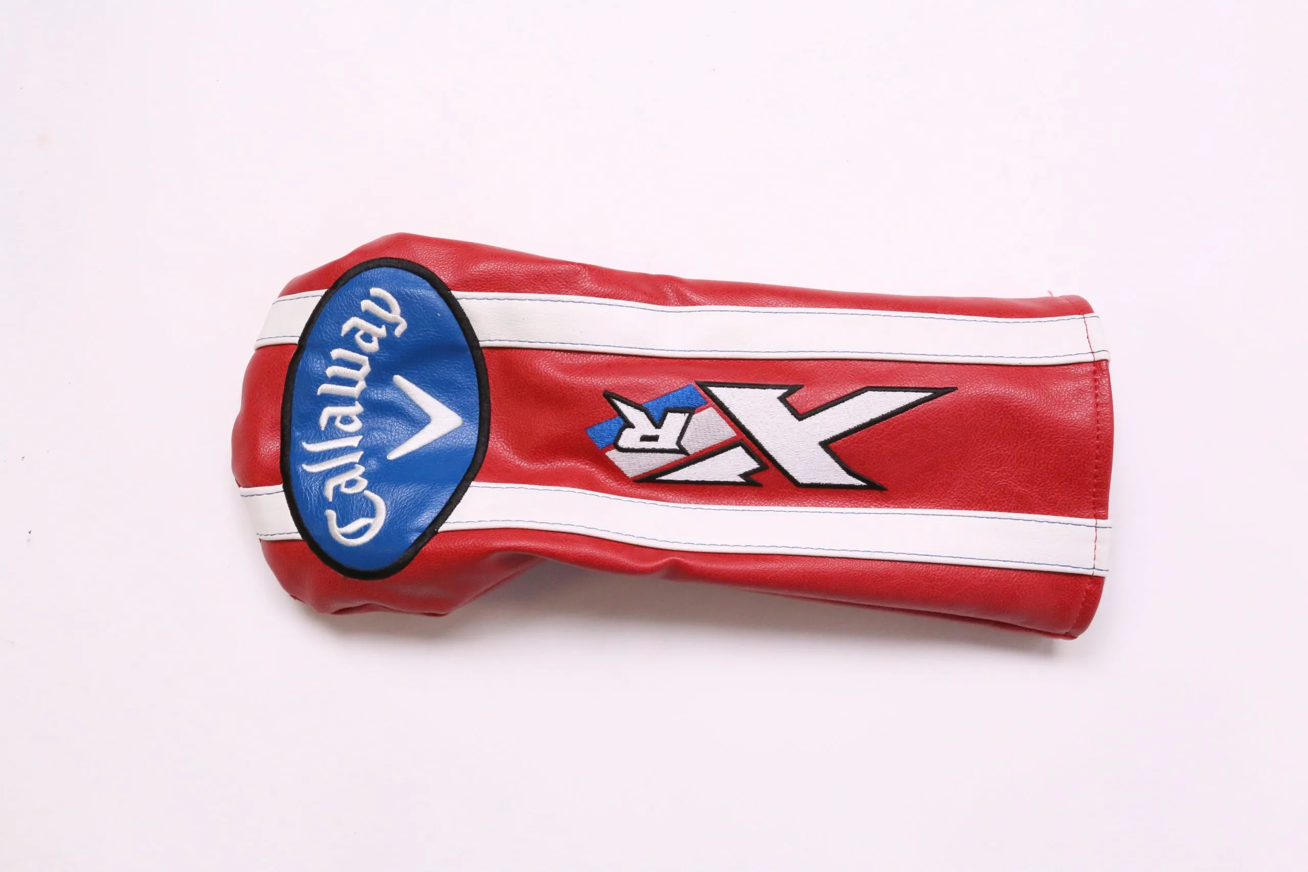 Callaway XR Driver Headcover Only Red Faux Leather Very Good Condition 4 Callaway XR Driver Headcover Only Red Faux Leather Very Good Condition - Image 2
