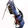 Ping Red White And Blue Hoofer 5 Dividers 8 Pockets Stand Golf Bag