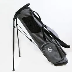 GOLF BAGS Sales 43 Acropolis Golf Sunday Golf Stand Bag Grey/Black 4 Dividers 4 Pockets Shoulder Strap