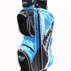Tour Edge Bazooka 370 Cart Golf Bag 7 Dividers 6 Pockets Rain Cover