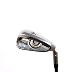 Ping G Yellow Dot Single 6 Iron RH 37.75 In Ping CFS Graphite Regular Flex