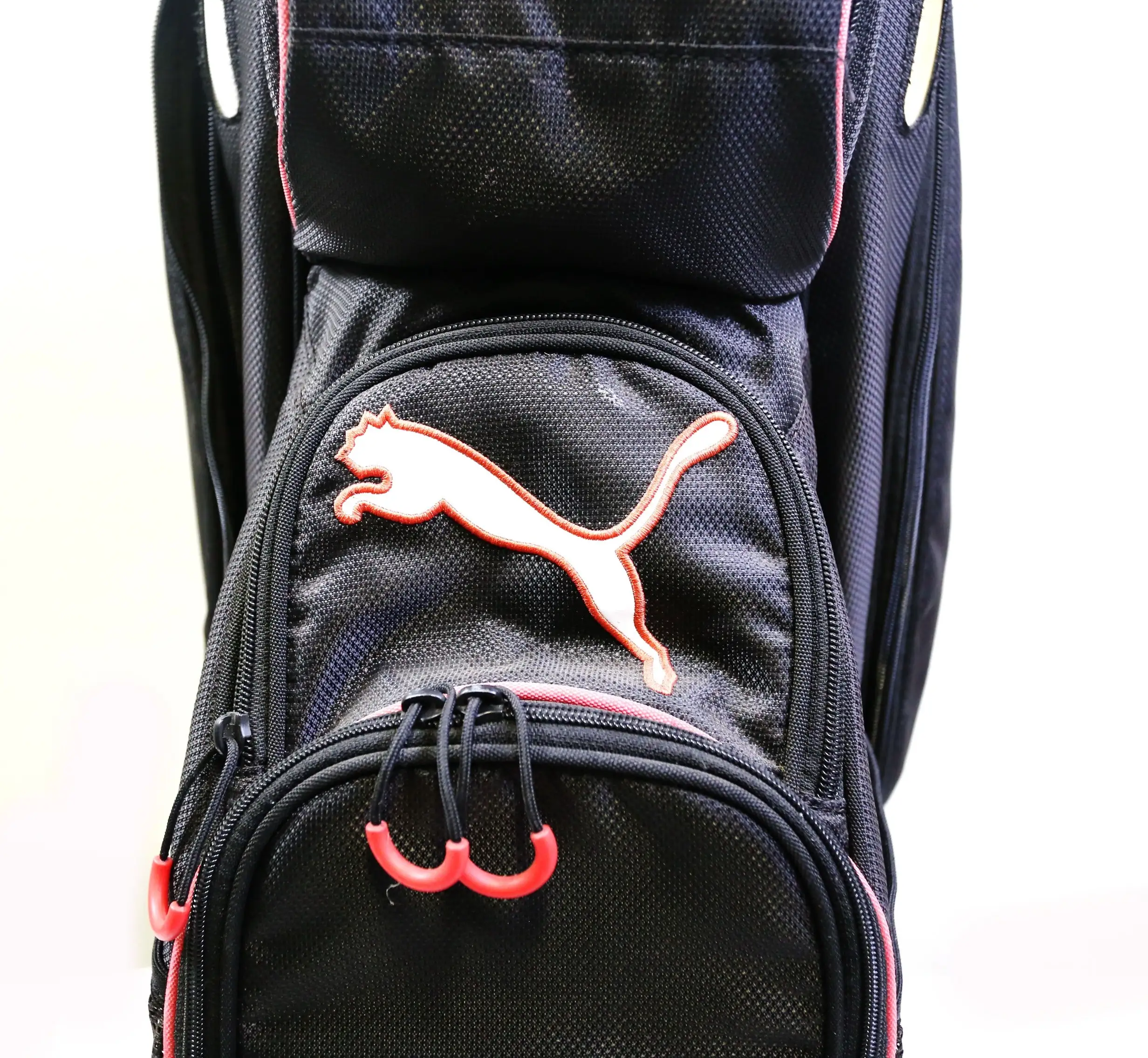 Puma Black/Red Stand Golf Bag 14 Dividers 7 Pockets Shoulder Strap 9 Puma Black/Red Stand Golf Bag 14 Dividers 7 Pockets Shoulder Strap - Image 7
