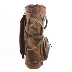 Outward 9 Brown Cart Bag 10-Dividers 7-Pockets W/ Shoulder Strap And Raincoat