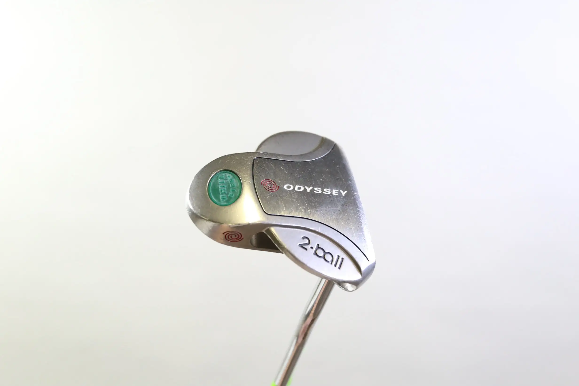 Odyssey White Steel 2-Ball Putter RH 34 In Steel Shaft Oncourse Grip Mallet 3 Odyssey White Steel 2-Ball Putter RH 34 In Steel Shaft Oncourse Grip Mallet