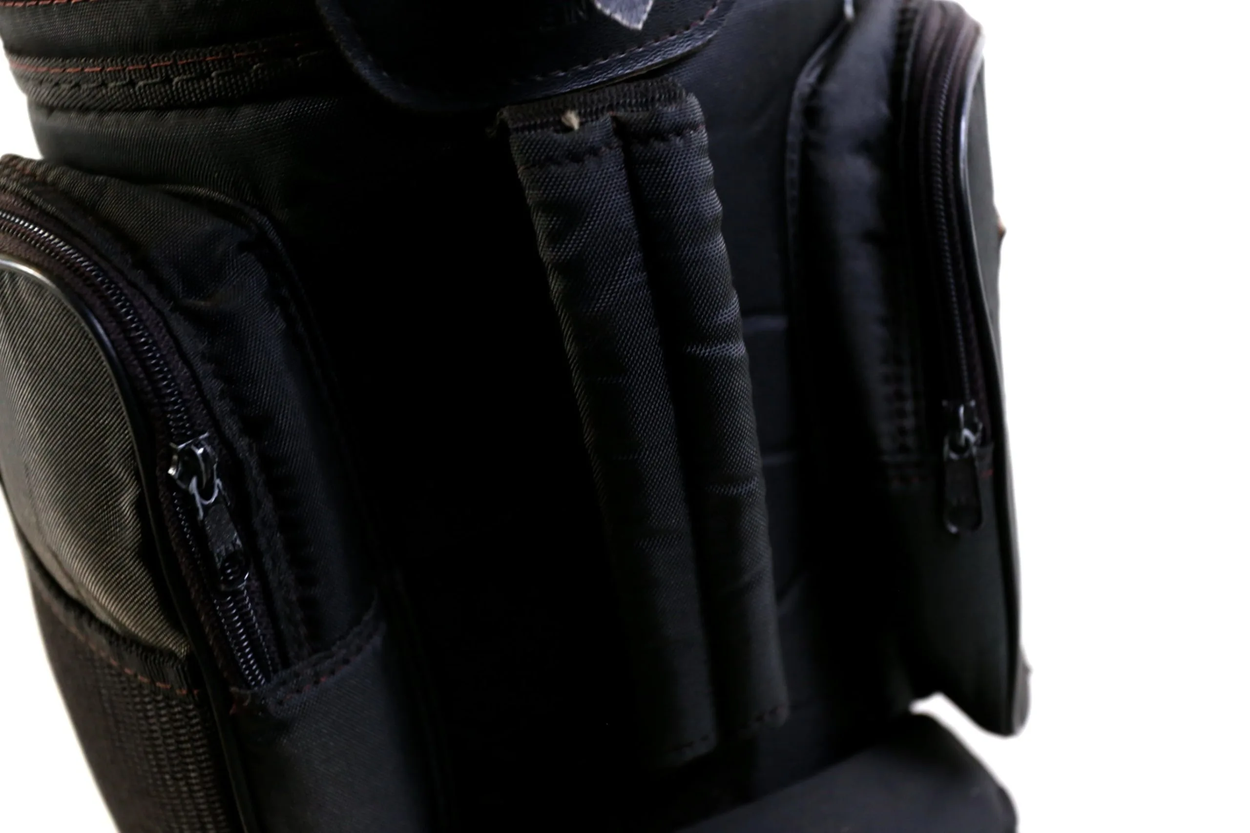 Macgregor Black Cart Bag 6-Dividers 6-Pockets Shoulder Strap 9 Macgregor Black Cart Bag 6-Dividers 6-Pockets Shoulder Strap - Image 8