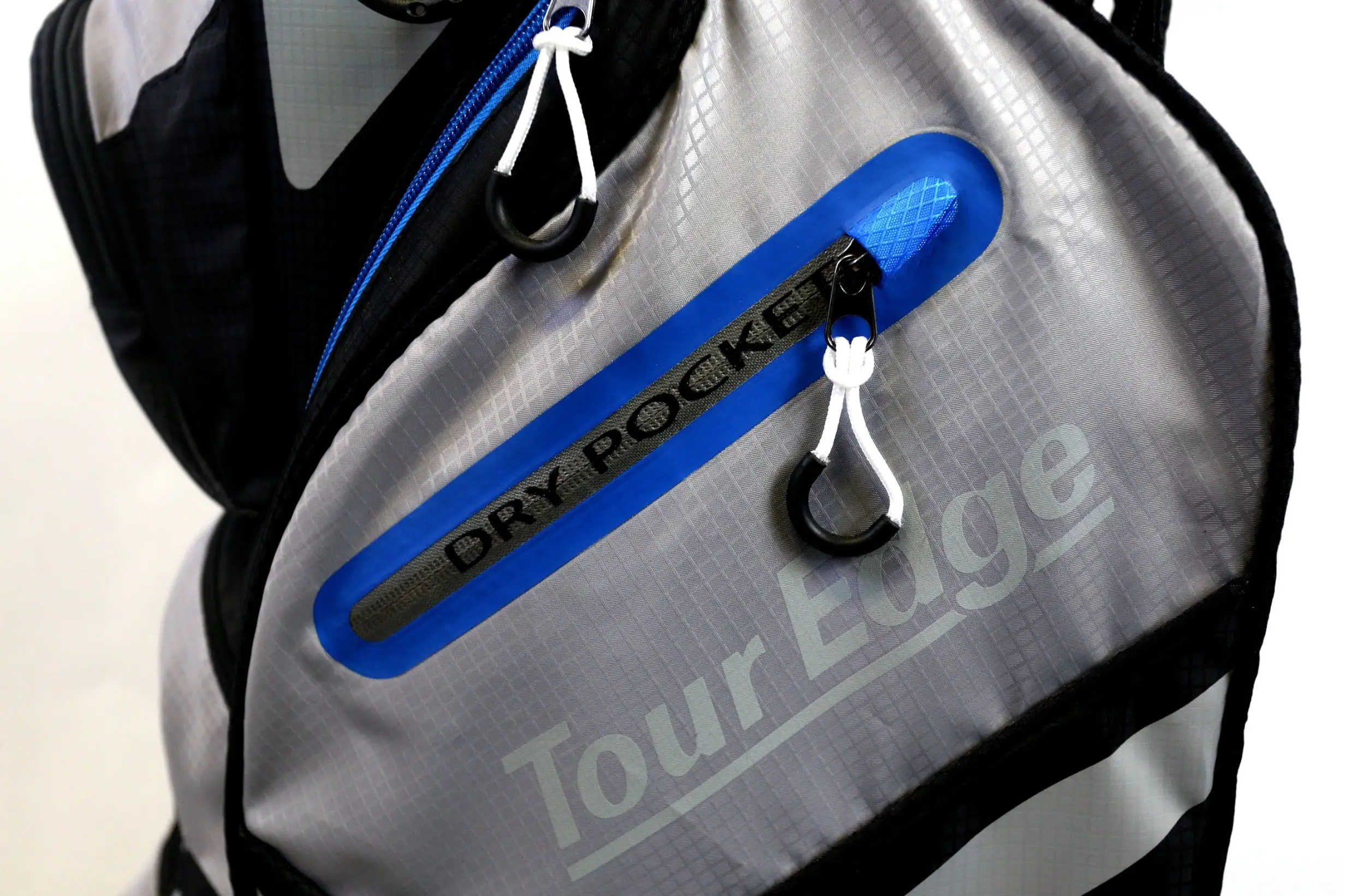 Tour Edge Hot Launch Gray/Black Cart Bag 14-Dividers 7-Pockets Shoulder Strap 7 Tour Edge Hot Launch Gray/Black Cart Bag 14-Dividers 7-Pockets Shoulder Strap - Image 5