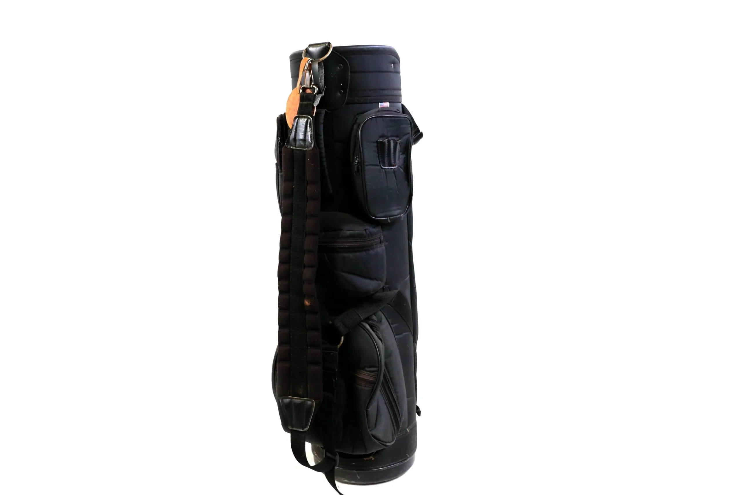 Macgregor Black Cart Bag 6-Dividers 6-Pockets Shoulder Strap 4 Macgregor Black Cart Bag 6-Dividers 6-Pockets Shoulder Strap - Image 3