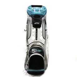 Sun Mountain S One Blue/White Cart Bag 14-Dividers 7-Pockets Shoulder Strap