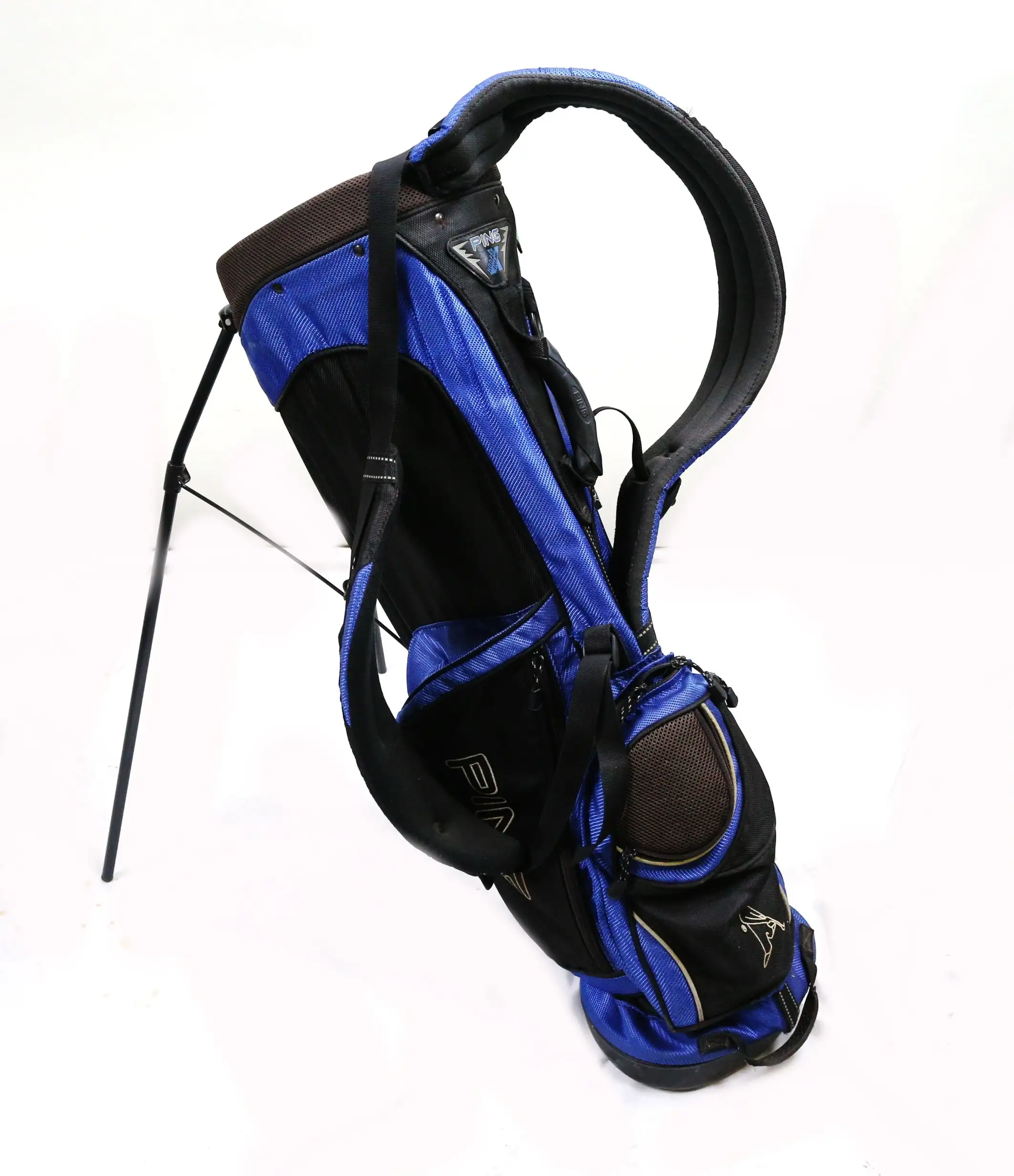 Ping Hoofer Xtreme Blue Stand Golf Bag 4-Way Divider 6 Pockets 5 Ping Hoofer Xtreme Blue Stand Golf Bag 4-Way Divider 6 Pockets - Image 3