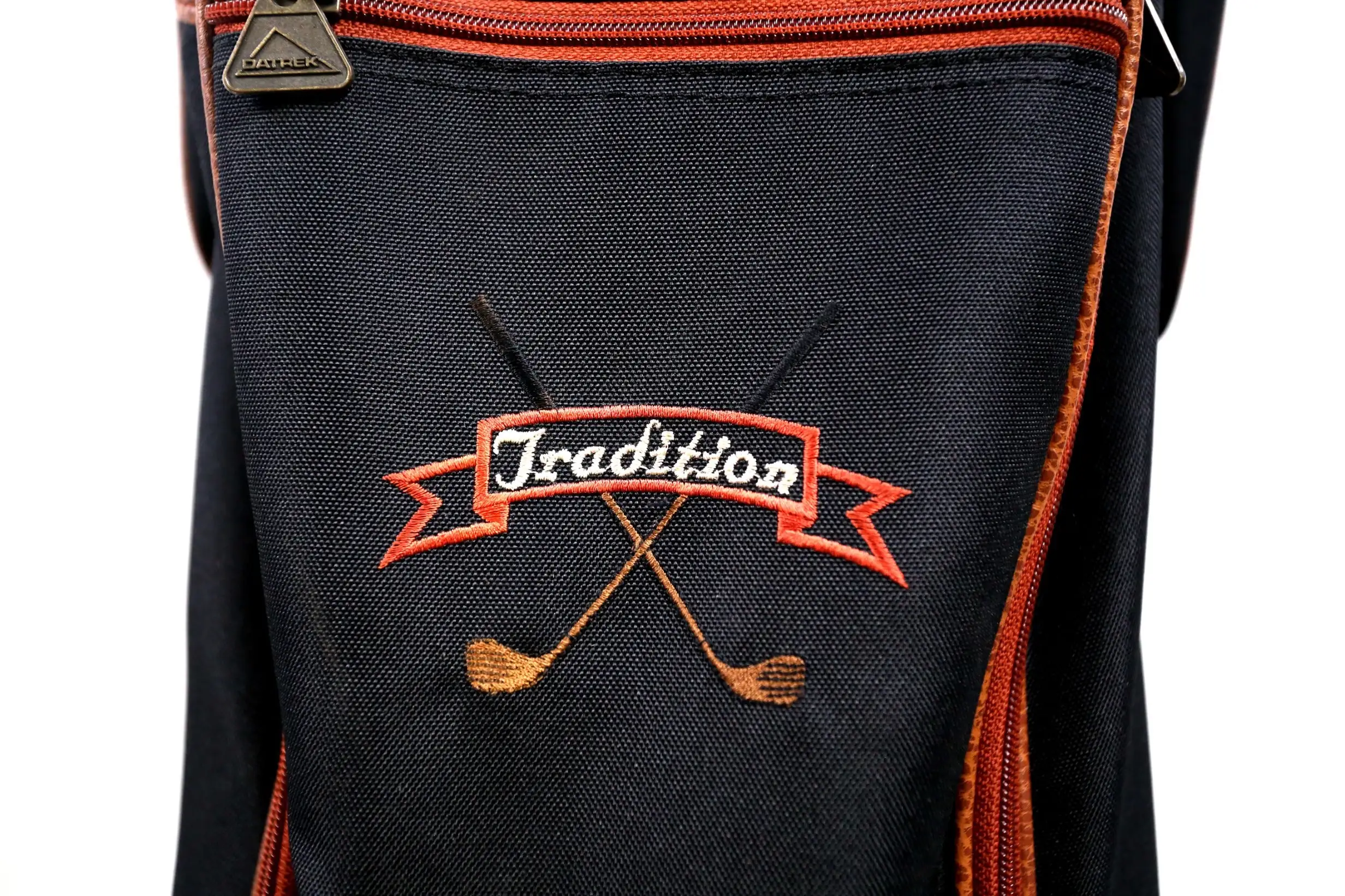 Datrek Cart Golf Bag 6 Dividers 8 Pockets Shoulder Strap Rain Cover 8 Datrek Cart Golf Bag 6 Dividers 8 Pockets Shoulder Strap Rain Cover - Image 6