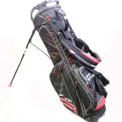 Srixon Z Four Black/Red Stand Golf Bag 4 Dividers 8 Pockets Rain Cover
