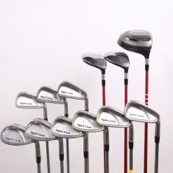 GOLF BAGS Sales 59 Adams® Adams Tight Lies Classic 2008 1w, 3w-5w, 3-PW, SW Set RH -0.25 In Regular Flex