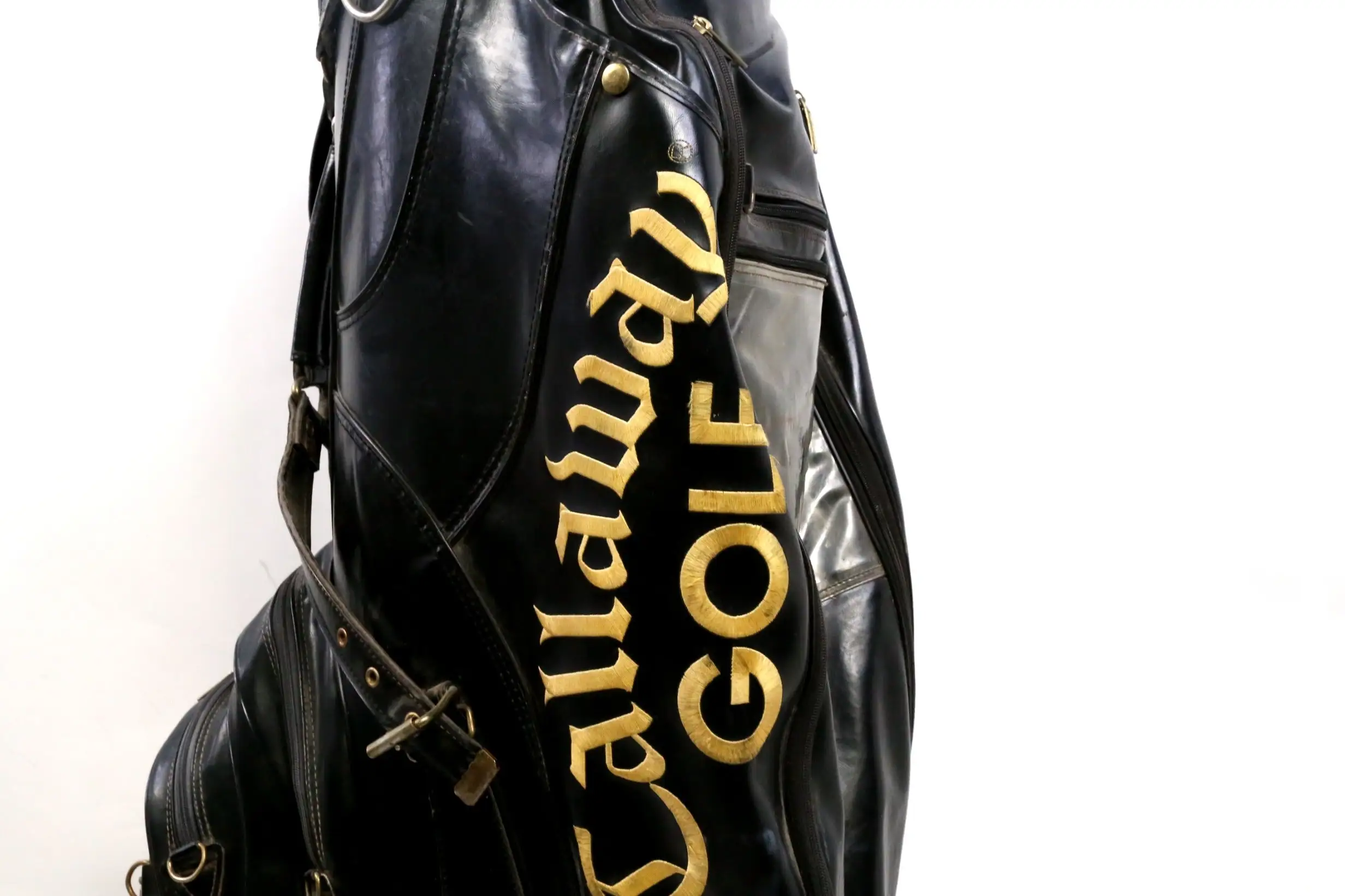 Callaway Black/White Staff Bag 6-Dividers 6-Pockets Shoulder Strap 7 Callaway Black/White Staff Bag 6-Dividers 6-Pockets Shoulder Strap - Image 5