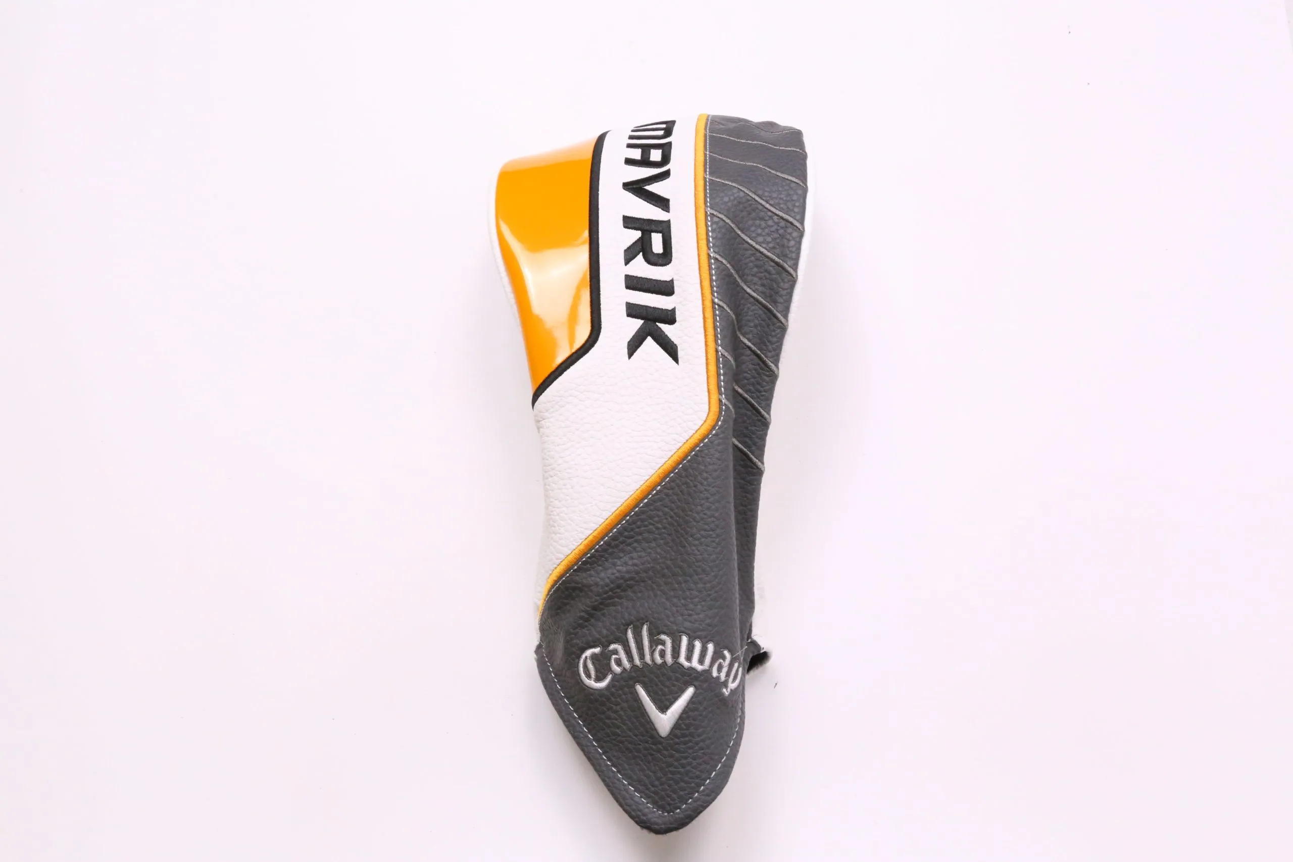 Callaway Mavrik Driver Headcover Only Faux Leather Very Good Condition 3 Callaway Mavrik Driver Headcover Only Faux Leather Very Good Condition