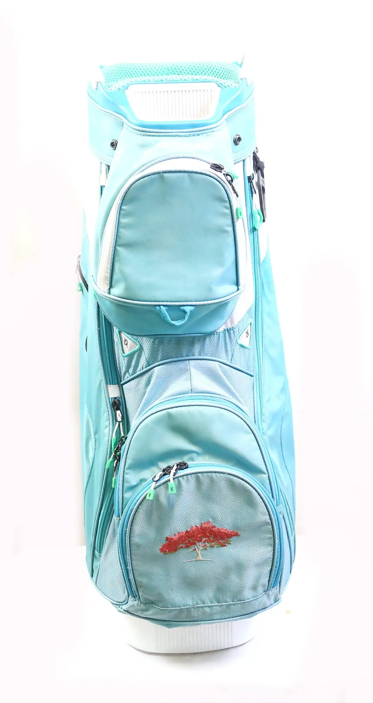 Sun Mountain Ladies Blue/White 14 Way 8 Pocket Cart Bag 4 Sun Mountain Ladies Blue/White 14 Way 8 Pocket Cart Bag - Image 2