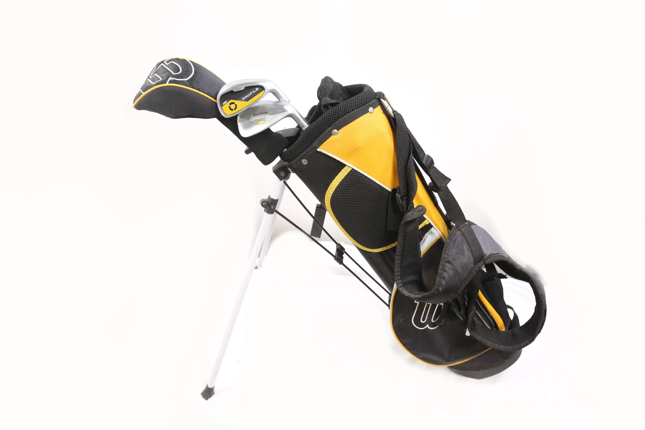 Wilson Profile JGI Driver, Short Iron, Wedge, Putter RH Kids Club Set Stand Bag 5 Wilson Profile JGI Driver, Short Iron, Wedge, Putter RH Kids Club Set Stand Bag - Image 3