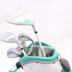 Top Flite Kids Teal/White Driver, Hybrid, 7, SW, Putter RH W/ Stand Golf Bag -GOLF BAGS Sales cc6c7b0c 5159 5f45 afb9 6192438c51c6 scaled