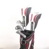 Wilson Staff FG Tour 1w, 3w, 7i, 9i, PW, Putter RH Kids Club Set Red Stand Bag -GOLF BAGS Sales d110713d 7a96 5ef1 b784 d2201863a136