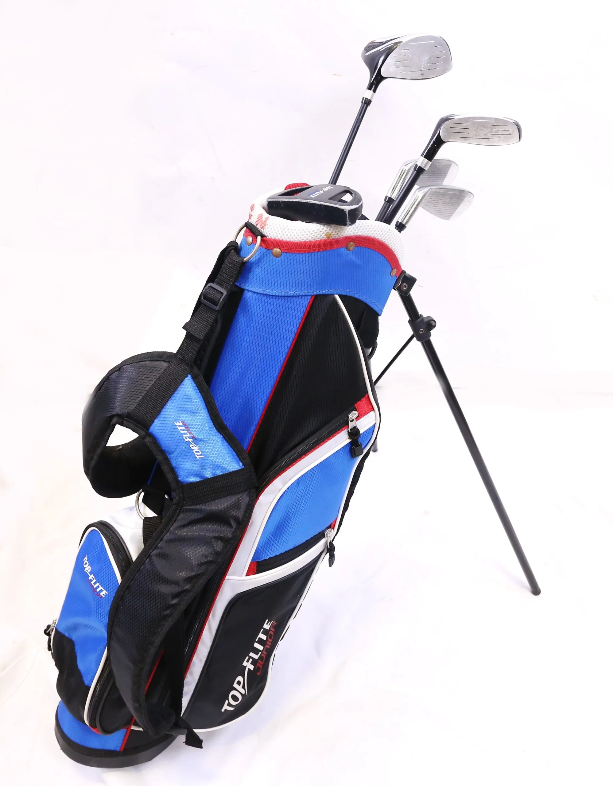 Top Flite Junior Driver, Hybrid, 7, 9, Putter Kids Set RH Youth Flex Stand Bag 4 Top Flite Junior Driver, Hybrid, 7, 9, Putter Kids Set RH Youth Flex Stand Bag - Image 2