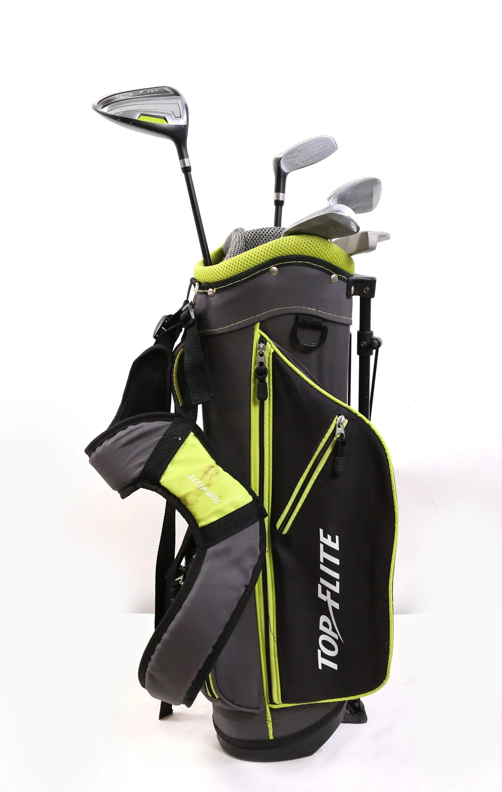 Top Flite 1W, Hybrid, 7, SW, Putter RH Kids Club Set W/ Bag 8 Top Flite 1W, Hybrid, 7, SW, Putter RH Kids Club Set W/ Bag - Image 6