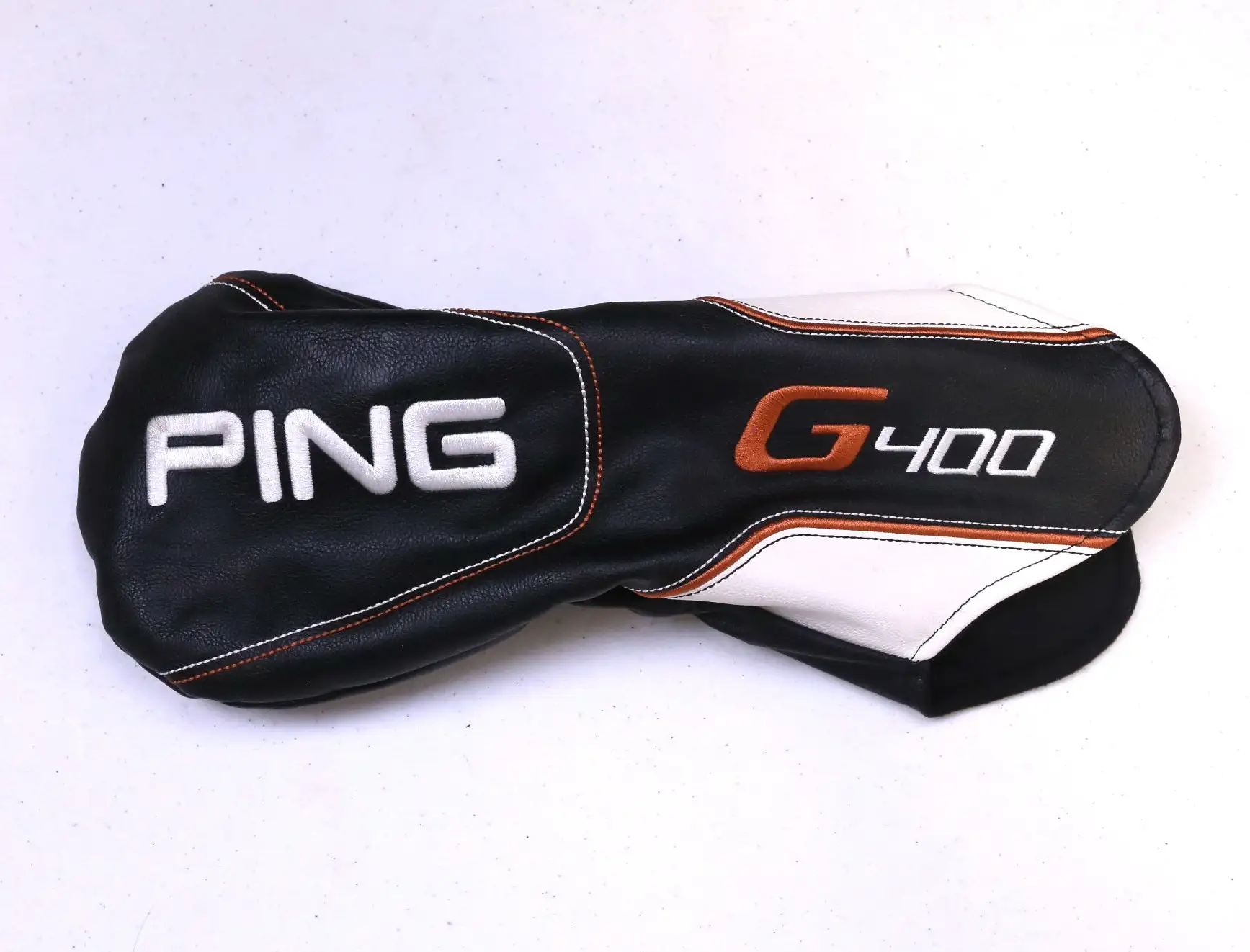 Ping G400 Driver Headcover Only Black Faux Leather Very Good Condition 3 Ping G400 Driver Headcover Only Black Faux Leather Very Good Condition