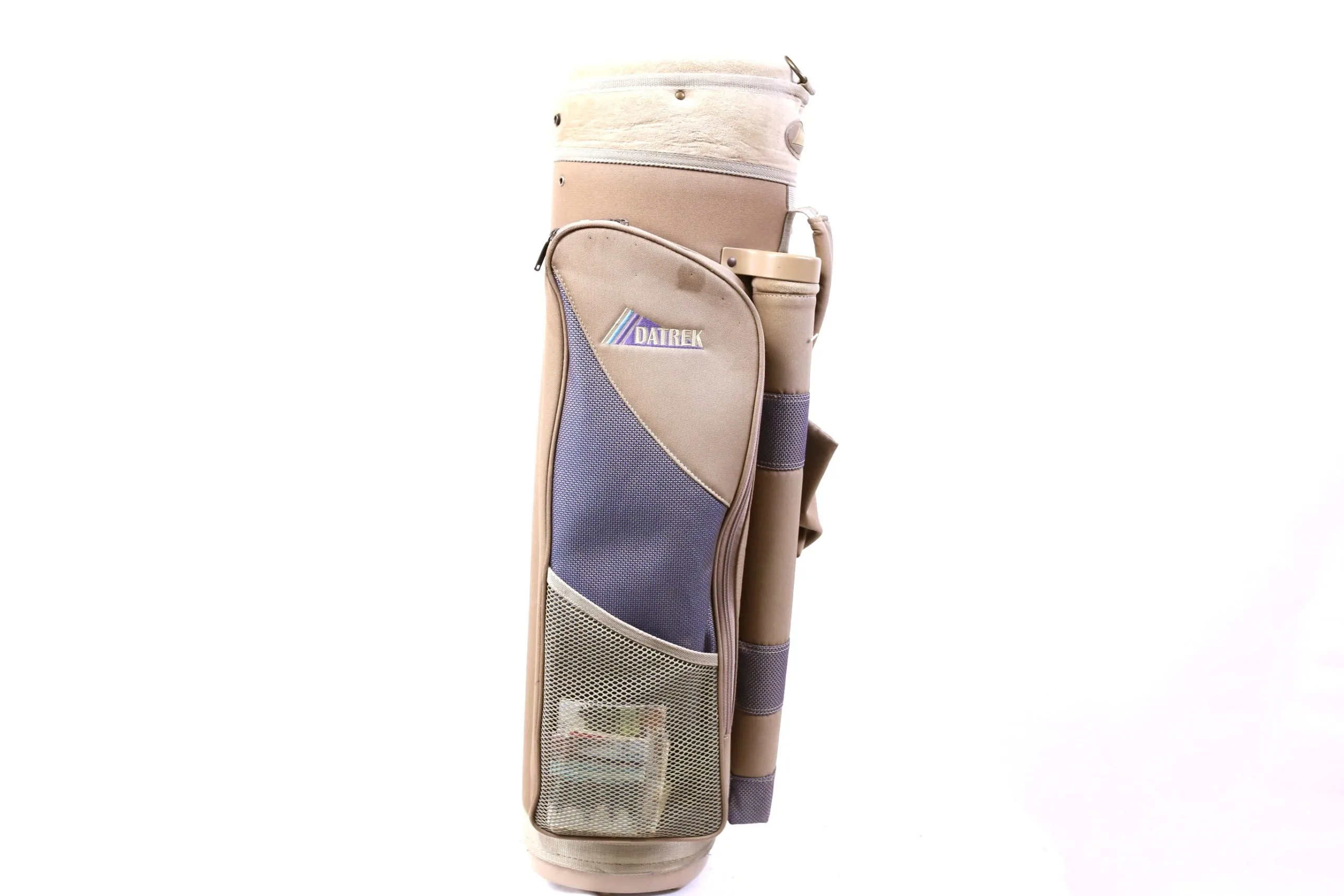 Datrek Mist 2001 Beige/Lavender Cart Bag 4-Divider 4-Pocket Shoulder Strap 4 Datrek Mist 2001 Beige/Lavender Cart Bag 4-Divider 4-Pocket Shoulder Strap - Image 2