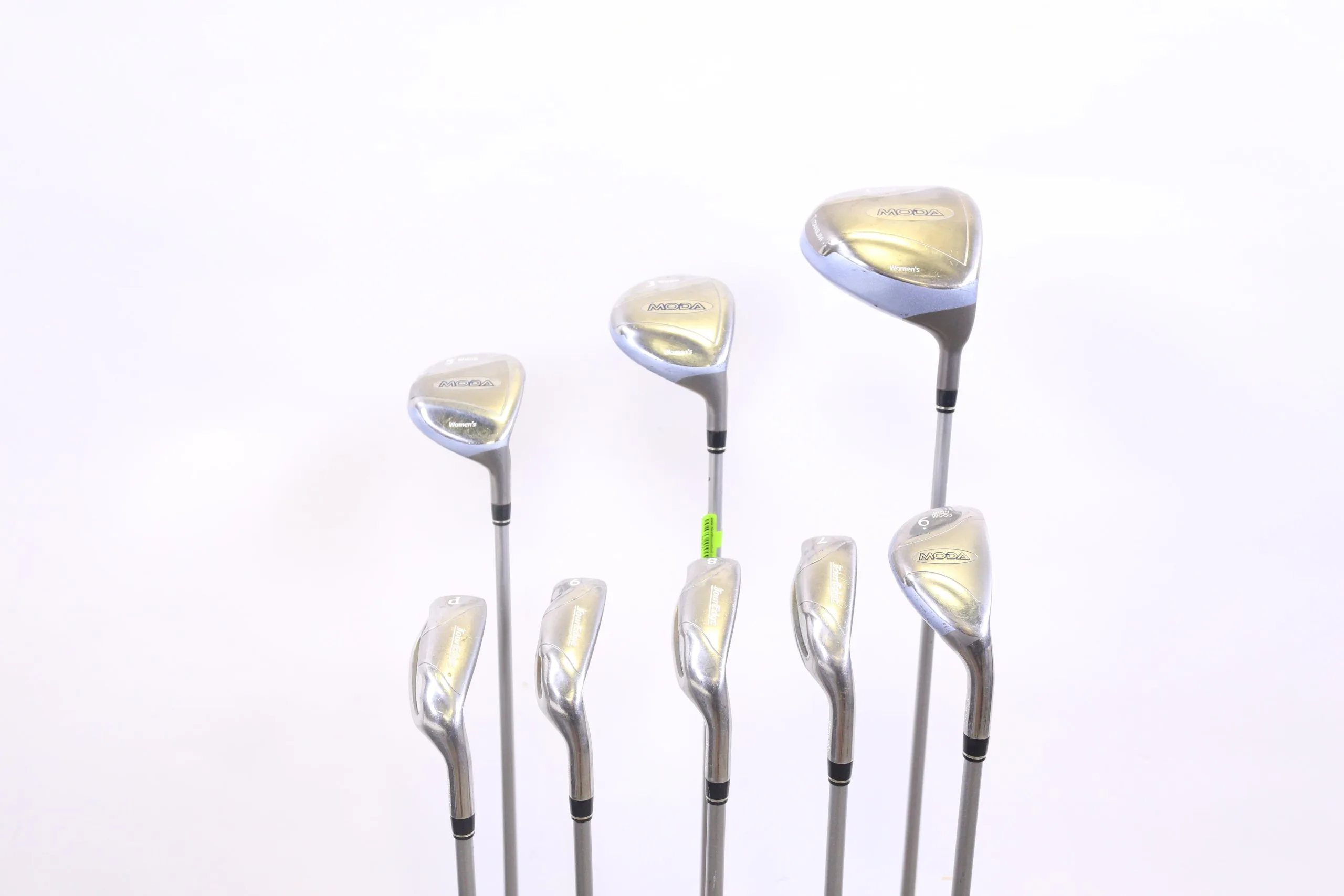 Tour Edge Moda Womens 1W, 3W-5W, 6-9, PW Club Set RH Graphite Shafts Womens Flex 6 Tour Edge Moda Womens 1W, 3W-5W, 6-9, PW Club Set RH Graphite Shafts Womens Flex - Image 4