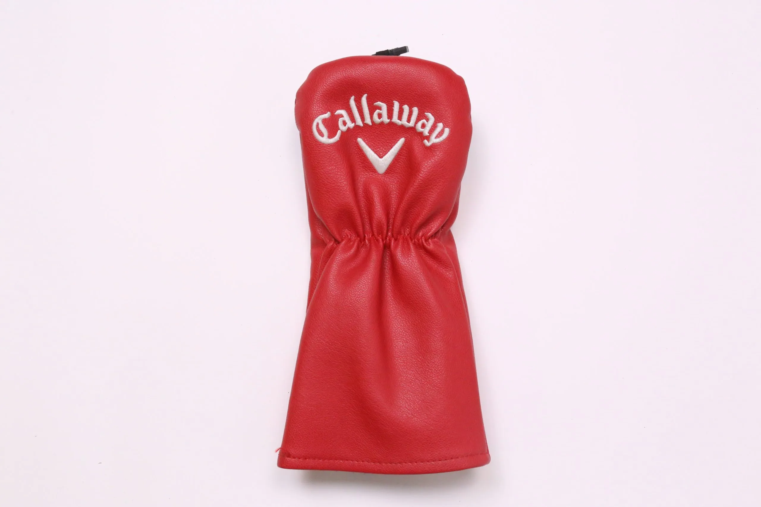 Callaway XR Fairway Headcover Only Red Faux Leather Very Good Condition 7 Callaway XR Fairway Headcover Only Red Faux Leather Very Good Condition - Image 5