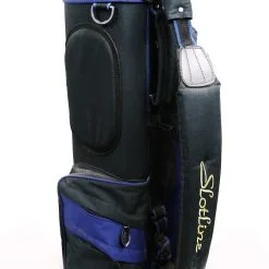 Slotline Black/Blue Carry Golf Bag 6 Dividers 4 Pockets Shoulder Strap -GOLF BAGS Sales e3d17d6a d991 5903 9951 ae68399c01fc