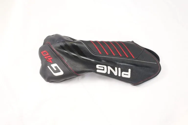 Ping G410 Driver Headcover Only Black Faux Leather Very Good Condition 4 Ping G410 Driver Headcover Only Black Faux Leather Very Good Condition - Image 2