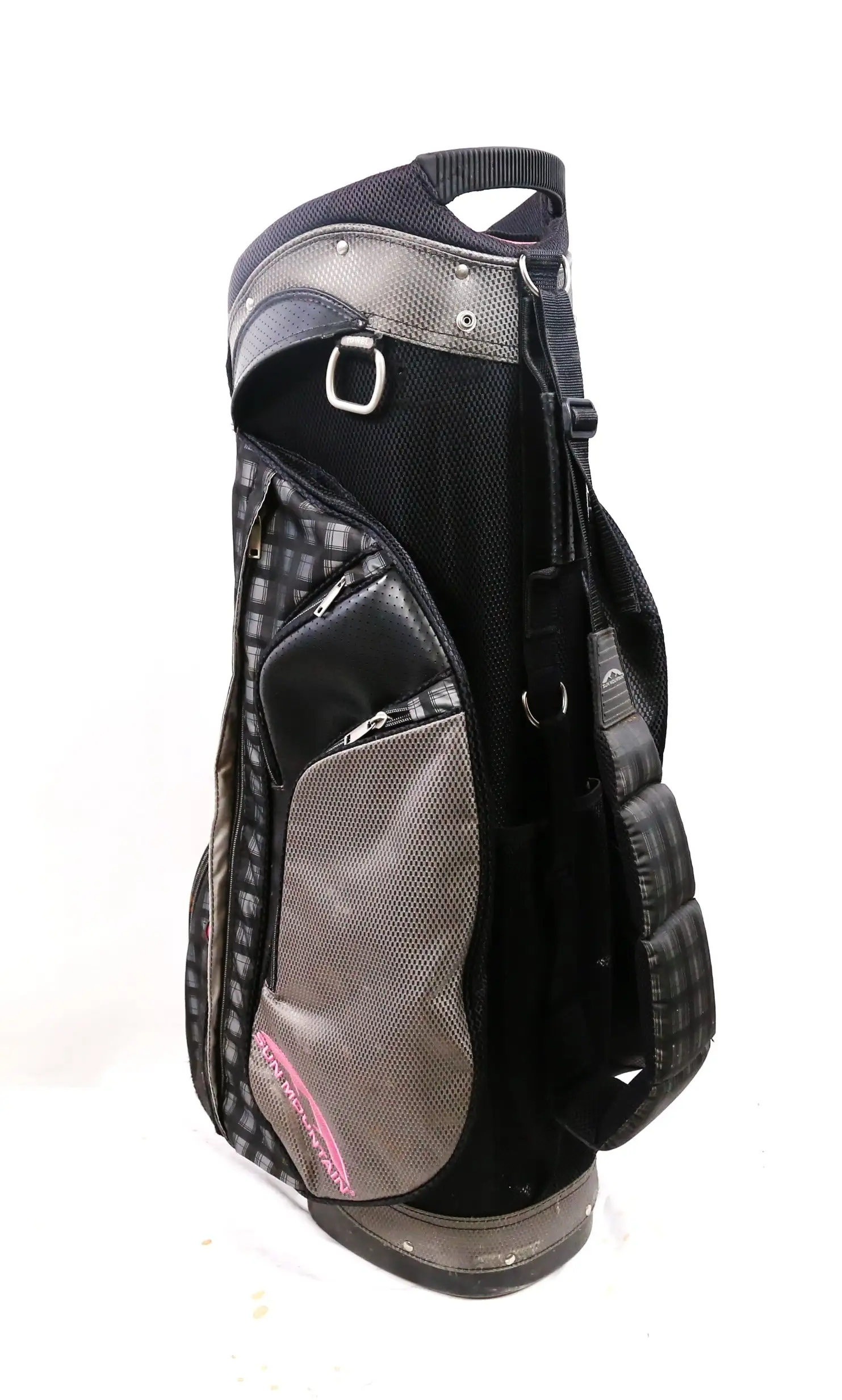 Sun Mountain Diva Plaid Cart Bag 15-Dividers 8-Pockets Shoulder Strap 8 Sun Mountain Diva Plaid Cart Bag 15-Dividers 8-Pockets Shoulder Strap - Image 6