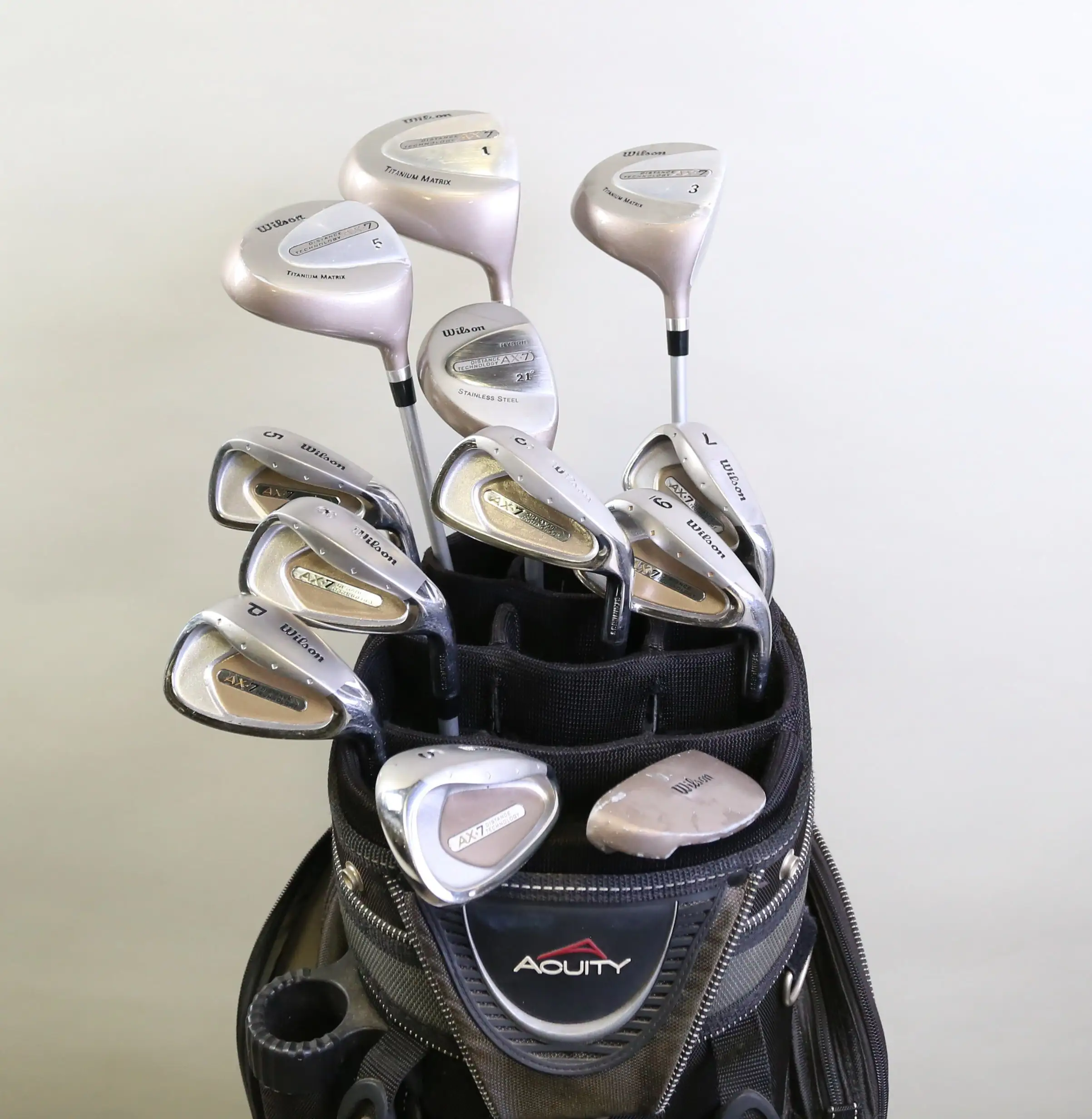 Wilson AX-7 Driver, 3w, 5w, 3H, 5-PW, SW, Putter Club Set W/ Bag RH Ladies Flex 5 Wilson AX-7 Driver, 3w, 5w, 3H, 5-PW, SW, Putter Club Set W/ Bag RH Ladies Flex - Image 3