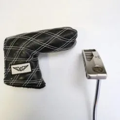 Edel E-3 Torque Balanced Platinum Belly Putter RH 41.5 In Steel Shaft Winn Grip