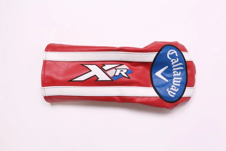 Callaway XR Driver Headcover Only Red Faux Leather Very Good Condition 5 Callaway XR Driver Headcover Only Red Faux Leather Very Good Condition - Image 3